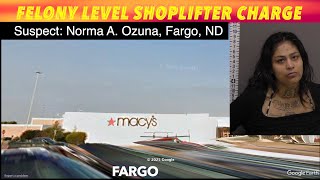 Fargo Woman Facing Felony Shoplifting Charge & More