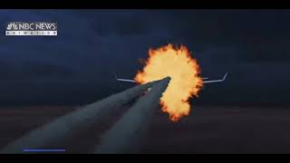 Ukraine international Airlines flight 752 - shootdown animation 2