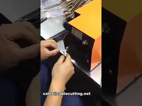 Cable Shield Brush Straight and Twist Machine WPM-03-B
