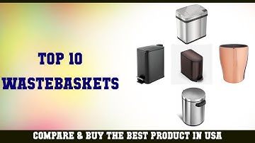 Top 10 Wastebaskets to buy in USA 2021 | Price & Review