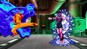 [KOF Mugen] Ryo Sakazaki-team versus Joe Higashi-team