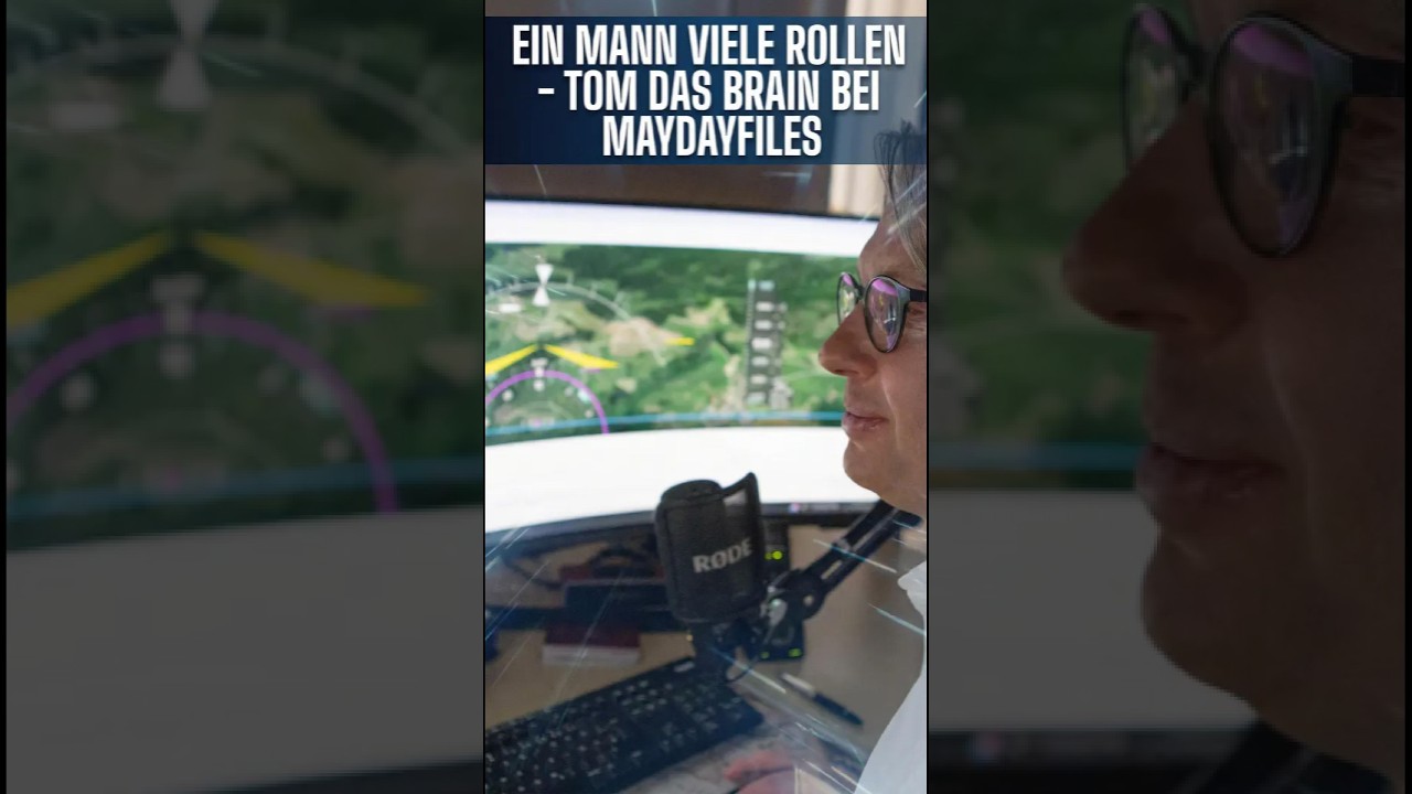 Vor der Kamera nur Tom? Nein — dahinter steckt Pilot, Ermittler und Analyst in einer Person.