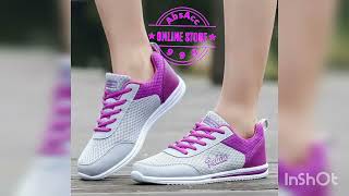 Sepatu Olahraga Wanita Sneakers New Sporty / Sepatu Senam Jogging Fitness Running Shoes Good Quality