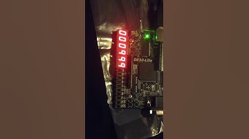 Video of an FPGA reaction timer