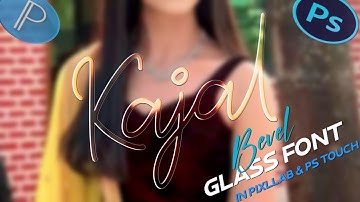 Glass font Editing | Latest Glass Font Dp Editing | trending Glass Font Editing | Glass Font Editing