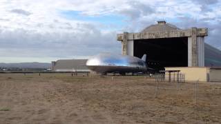 Aeroscraft Dragon Dream air cargo ship 1st flight