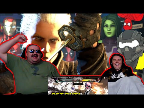 LORE ACCURATE VERGIL STOMPS MARVEL FOR $50 | Marvel vs Capcom 3 @TheRussianBadger | RENEGADES REACT