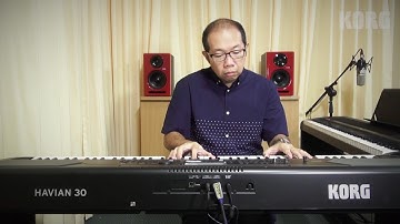 Steve Tabalujan with KORG HAVIAN 30