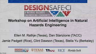 Workshop on Artificial Intelligence in Natural Hazards Engineering Welcome/Overview