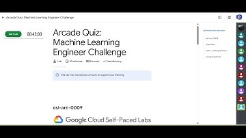 Arcade Quiz: Machine Learning Engineer Challenge || Lab Solution || Arcade Quiz April 2025