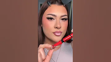 طريقة رسم أحمر شفاه ميكب توتوريال ترند أحمر شفايف 
