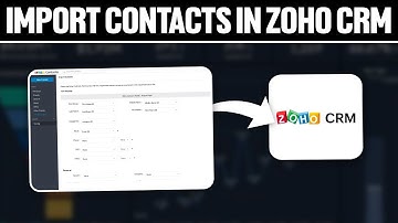 How To Import Contacts In Zoho CRM 2025! (Full Tutorial)