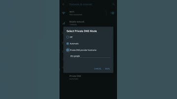 How to enable Private DNS on Android
