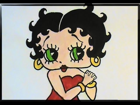 BETTY BOOP BOOPEEDO How to DRAW Her Step By Step YouTube