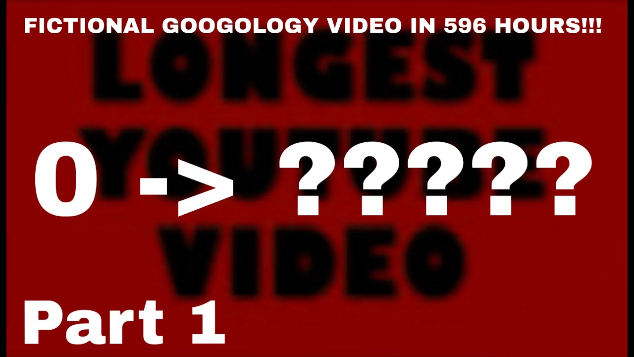 The longest Fictional Googology video (part 1)