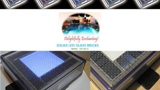 SOLAR LED GLASS BRICKS