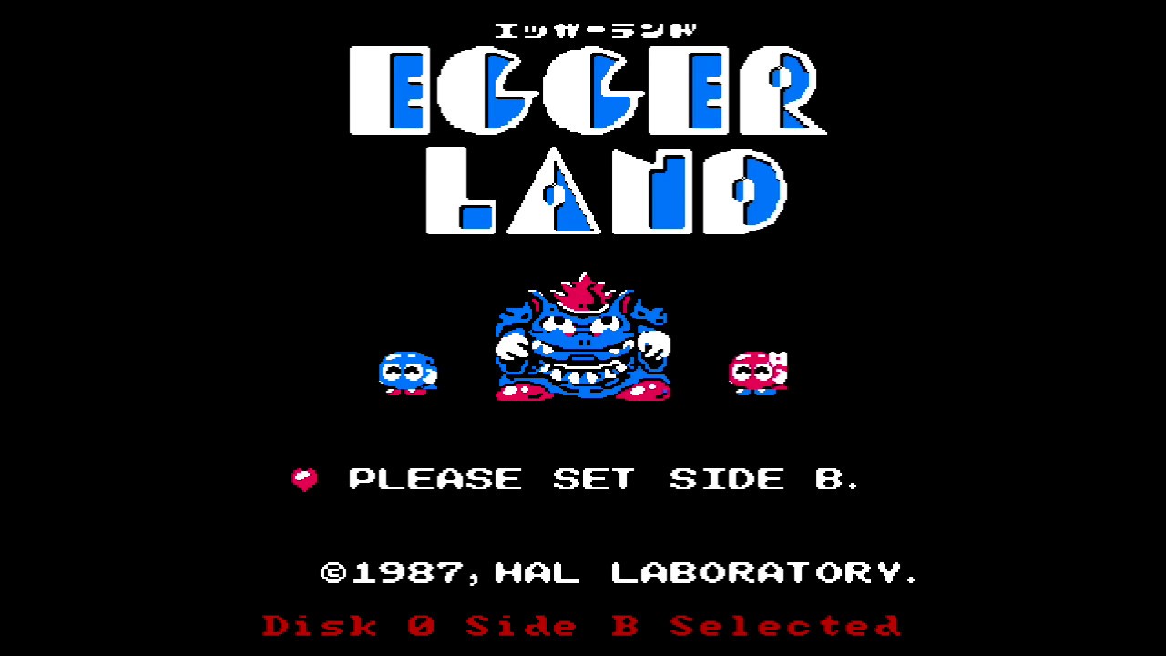 ディスクシステム版 エッガーランド【EGGER LAND】 - YouTube