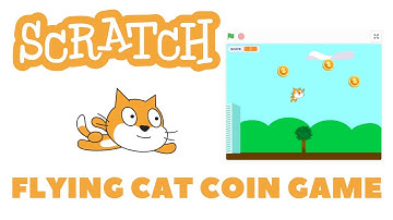 Flying Cat Coin Game | Scratch Coding Lesson 8 #wecode