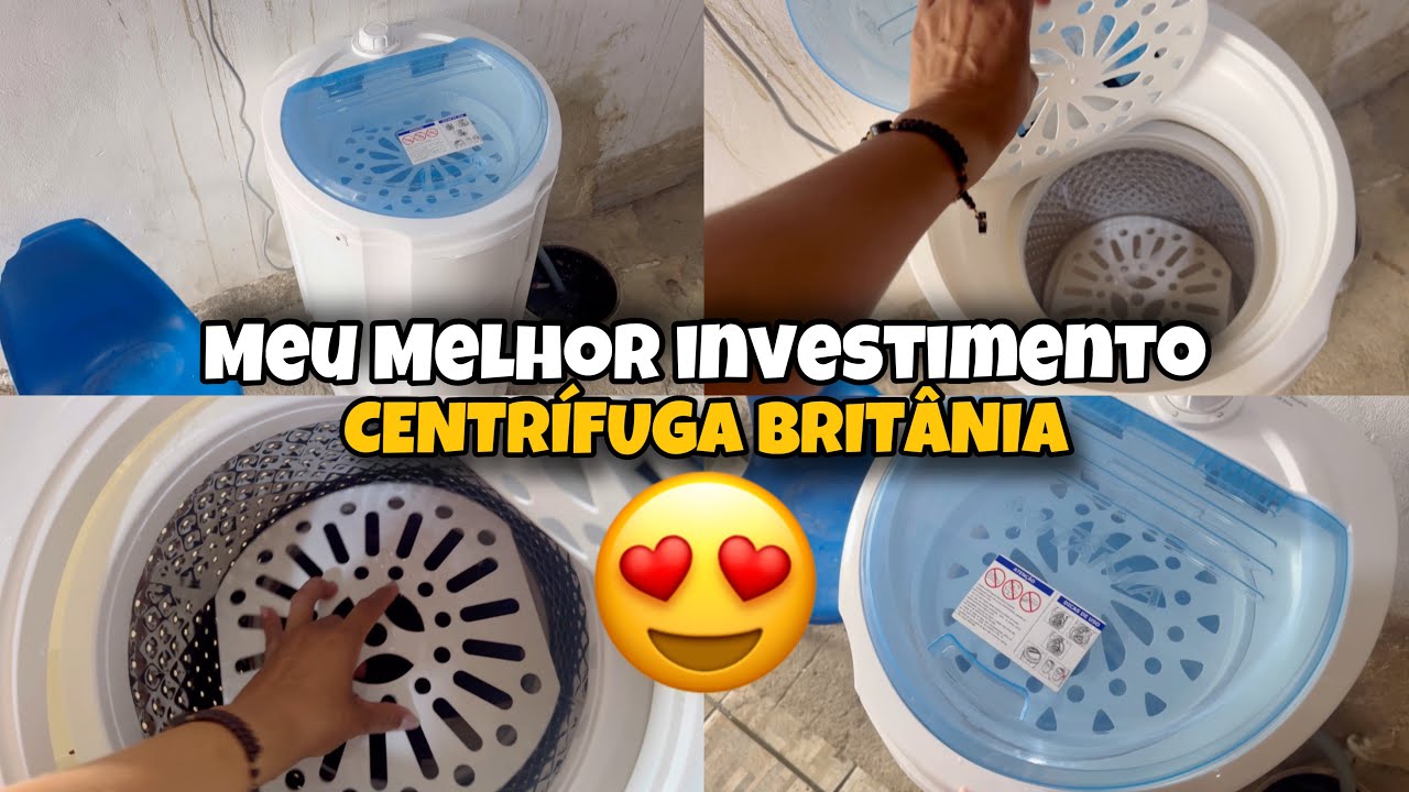 MINHA Centrífuga de Roupas Britânia BCR15B com Timer 15kg - RESENHA