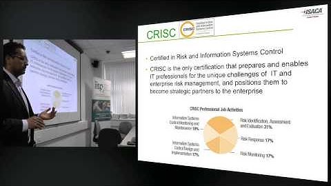 Professional Information Security and Assurance: The role of ISACA (CSCAN | PlymUniInfoSec)