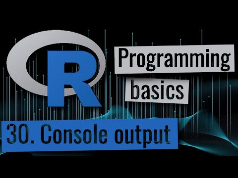 R programming - Console output