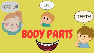 Learn the body parts,Kids Educational Video