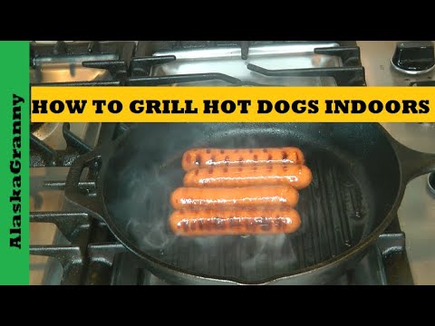 Grilled Hot Dogs (how to grill hot dogs) - The Wooden Skillet