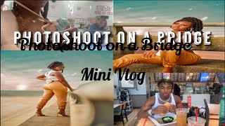 We Did a Photoshoot on a Bridge!!😬|Mini Vlog|❤️❤️