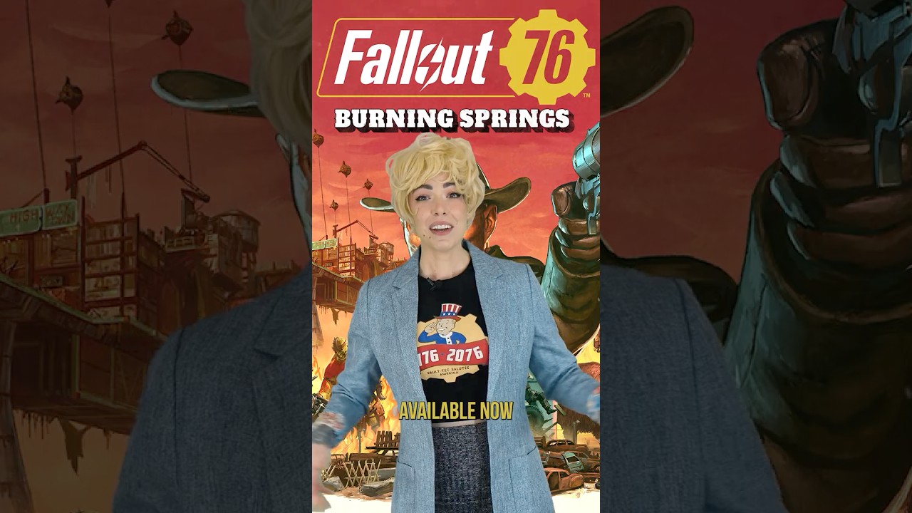 Check out the Fallout 76 Burning Springs update to build your very own C.A.M.P 👏🏼 #ad