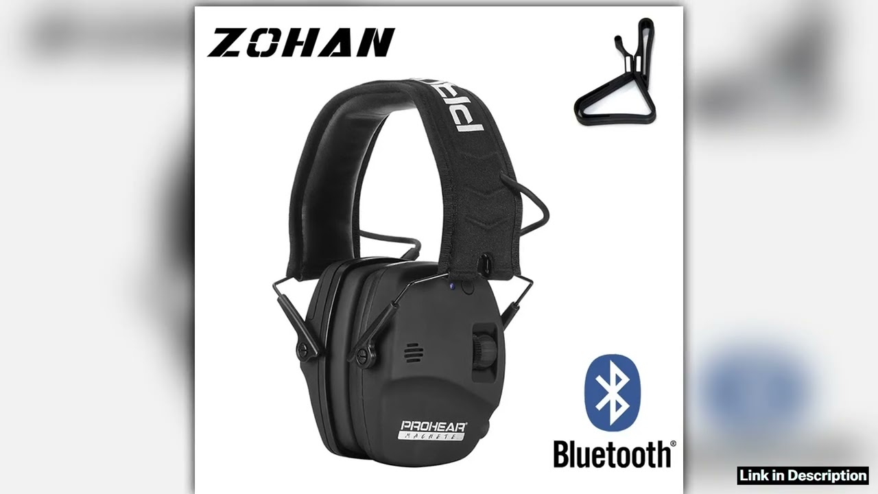 ZOHAN Noise Reduction Safety Earmuffs Hearing Protection Adjustable NRR22db Shooting Ear Muffs Ear
