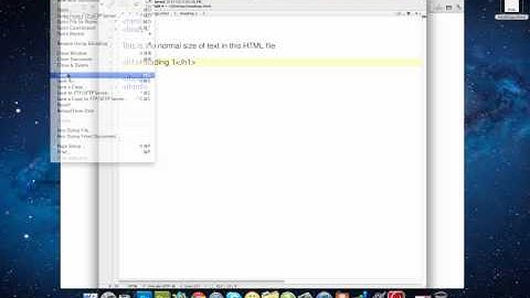 Lesson 4 - Headings in HTML
