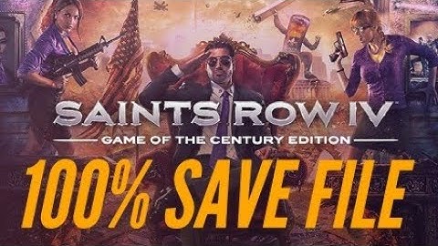 saints row 4 100 % save file !💯