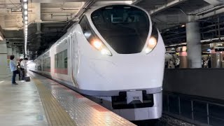 【約５分遅れ・ジョイント音最高！】E657系ｶﾂK18編成が北千住駅3番線を通過するシーン（2024.5.9.16:32）