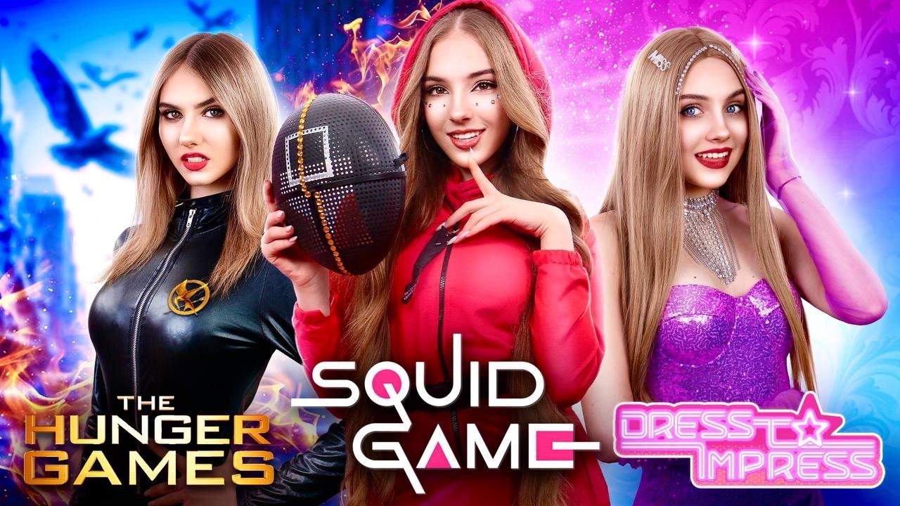 Squid Game, Dress to Impress & Hunger Games! Überlebe jedes Extreme Spiel im echten Leben