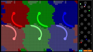 Multiply or Release - 6 Colors - Marble Race in Algodoo