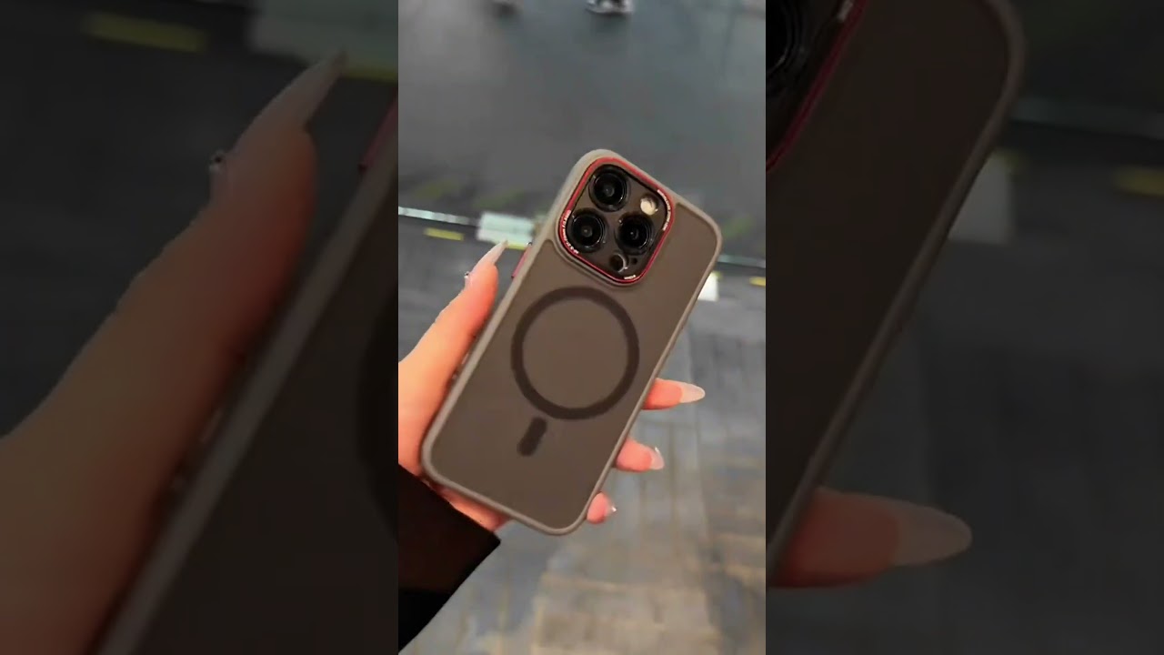 Sleek new phone case with lens protection | 