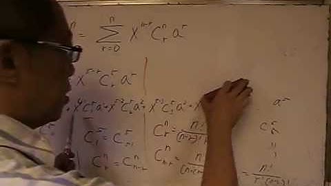 HKDSE maths module: binomial expansion pt 5 expression in general summation form 梁sir