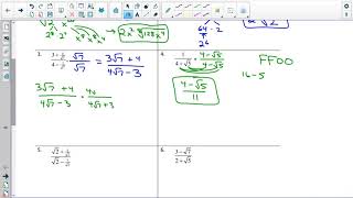 Simplifying Radicals Day 2