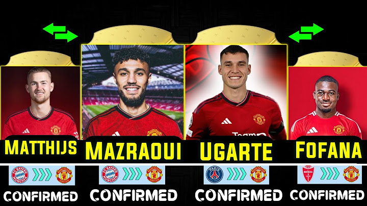 🚨 MANCHESTER UNITED CONFIRMED TRANSFER SUMMER 2024, 🔥 Matthijs De Ligt, Mazraoui, Ugarte, Fofana✅