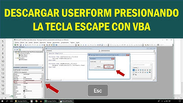 Cómo Cerrar un Formulario VBA de Excel con la Tecla Escape