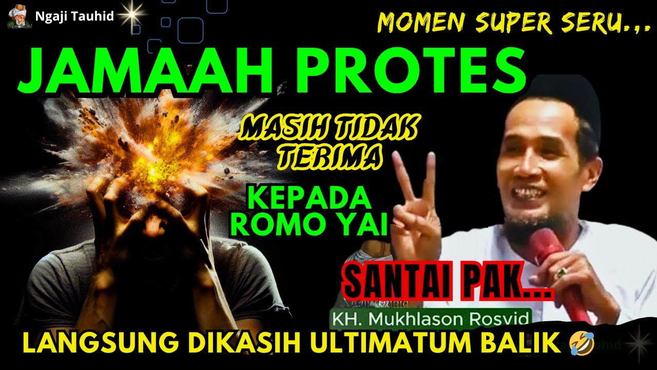 💥BIKIN GEMPAR SATU MAJELIS..!! JAMAAH MASIH BELUM TERIMA DENGAN SEMUA INI - GUS MUKHLASON ROSYID