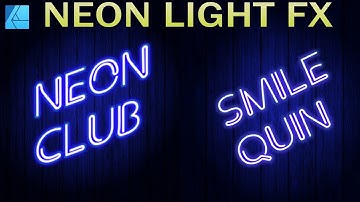 How to Create a NEON LGHT text effect - Affinity Designer Tutorial.