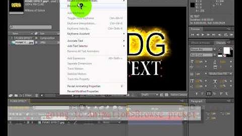 Adobe After Effects CS4 Tutorial-How To Create a 3D Text