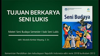 tujuan berkarya seni lukis | materi seni budaya kelas 9