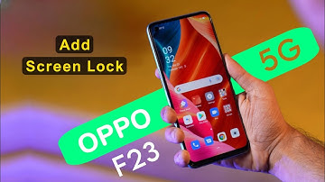 OPPO F23 5g Password & Security Setting | OPPO F23 Ka Pattern Lock Kaise Lagaye