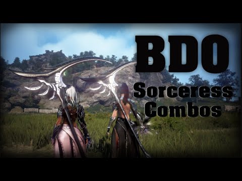 black desert online sorcerer  New Update  BDO | Sorceress Combos