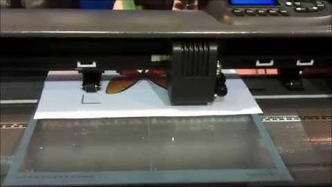 Plotter de recorte - Sensor óptico para corte contorno.