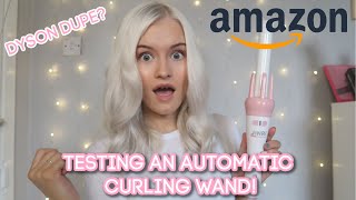 TESTING JINRI AUTOMATIC CURLING WAND FROM AMAZON DISCOUNT CODE! | DYSON AIRWRAP DUPE? TESTING JINRI AUTOMATIC CURLING WAND FROM AMAZON DISCOUNT CODE! | DYSON AIRWRAP DUPE?