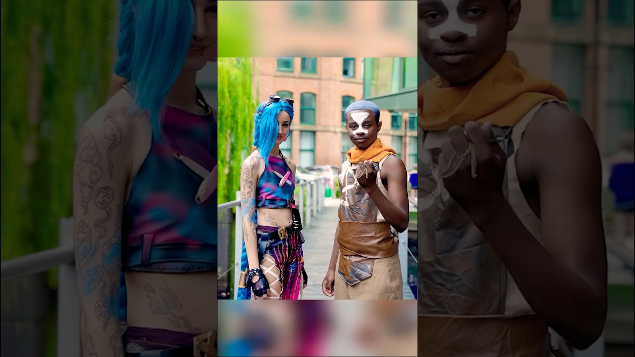🔥INCREDIBLE Ekko and Jinx Cosplay Arcane🔥 REWIND TIME