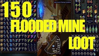 [3.3] 150 Flooded Mine Maps LOOT! [Path of Exile] Farm Rigwald Items!